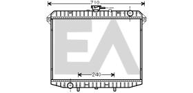 ElectroAuto 31R18072 - RADIADOR AGUA FORD