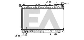 ElectroAuto 31R18077 - RADIADOR->APLICACION ORIGINAL NISSA