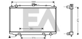 ElectroAuto 31R18078 - RADIADOR->APLICACION ORIGINAL NISSA