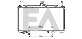 ElectroAuto 31R18087 - RADIADOR->APLICACION ORIGINAL NISSA