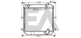 ElectroAuto 31R18092 - RADIADOR->APLICACION ORIGINAL NISSA