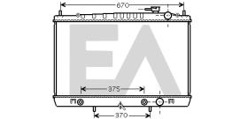 ElectroAuto 31R18098 - RADIADOR->APLICACION ORIGINAL NISSA