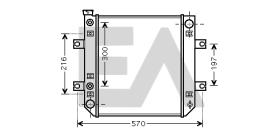 ElectroAuto 31R18108 - RADIADOR->APLICACION ORIGINAL NISSA