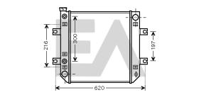 ElectroAuto 31R18110 - RADIADOR->APLICACION ORIGINAL NISSA