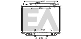 ElectroAuto 31R18118 - RADIADOR->APLICACION ORIGINAL NISSA