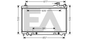 ElectroAuto 31R18119 - RADIADOR->APLICACION ORIGINAL INFIN