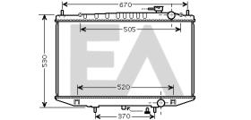 ElectroAuto 31R18120 - RADIADOR->APLICACION ORIGINAL NISSA