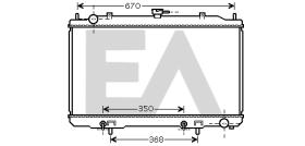 ElectroAuto 31R18126 - RADIADOR->APLICACION ORIGINAL NISSA