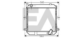 ElectroAuto 31R18128 - RADIADOR->APLICACION ORIGINAL NISSA