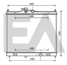 ElectroAuto 31R18130 - RADIADOR->APLICACION ORIGINAL NISSA