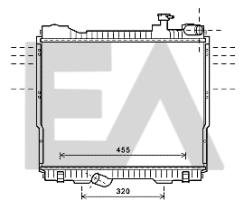 ElectroAuto 31R18131 - RADIADOR->APLICACION ORIGINAL NISSA