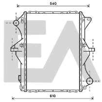 ElectroAuto 31R18132 - RADIADOR->APLICACION ORIGINAL NISSA