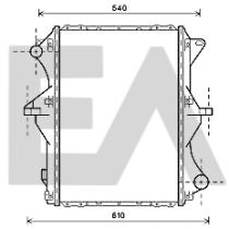 ElectroAuto 31R18132 - RADIADOR->APLICACION ORIGINAL NISSA