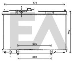 ElectroAuto 31R18133 - RADIADOR->APLICACION ORIGINAL NISSA