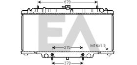 ElectroAuto 31R18143 - RADIADOR->APLICACION ORIGINAL NISSA