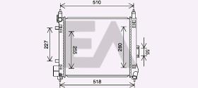 ElectroAuto 31R18156 - RADIADOR->APLICACION ORIGINAL NISSA