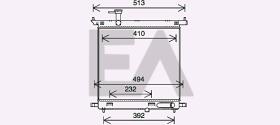  31R18158 - RADIADOR->APLICACION ORIGINAL NISSA