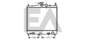 ElectroAuto 31R18179 - RADIADOR->APLICACION ORIGINAL NISSA
