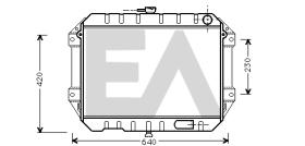ElectroAuto 31R19017 - RADIADOR->APLICACION ORIGINAL DAIHA