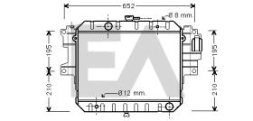 ElectroAuto 31R19018 - RADIADOR->APLICACION ORIGINAL DAIHA