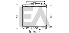 ElectroAuto 31R19022 - RADIADOR->APLICACION ORIGINAL DAIHA