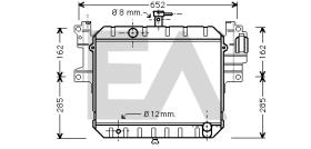 ElectroAuto 31R19025 - RADIADOR->APLICACION ORIGINAL DAIHA