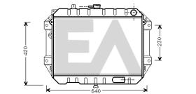 ElectroAuto 31R19027 - RADIADOR->APLICACION ORIGINAL DAIHA