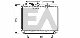 ElectroAuto 31R19028 - RADIADOR->APLICACION ORIGINAL DAIHA