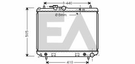 ElectroAuto 31R19029 - RADIADOR->APLICACION ORIGINAL DAIHA