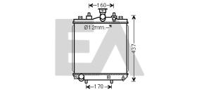 ElectroAuto 31R19046 - RADIADOR->APLICACION ORIGINAL DAIHA