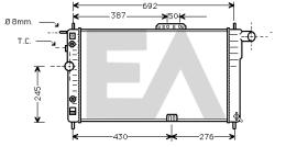 ElectroAuto 31R20001 - RADIADOR->APLICACION ORIGINAL DAEWO