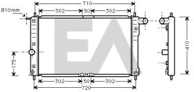 ElectroAuto 31R20003 - RADIADOR->APLICACION ORIGINAL DAEWO