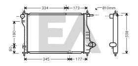 ElectroAuto 31R20011 - RADIADOR->APLICACION ORIGINAL CHEVR