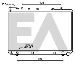 ElectroAuto 31R20016 - RADIADOR->APLICACION ORIGINAL DAEWO