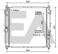 ElectroAuto 31R20022 - RADIADOR->APLICACION ORIGINAL SSANG