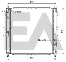 ElectroAuto 31R20023 - RADIADOR->APLICACION ORIGINAL SSANG