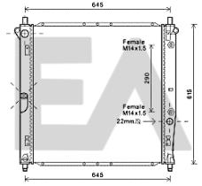 ElectroAuto 31R20027 - RADIADOR->APLICACION ORIGINAL SSANG