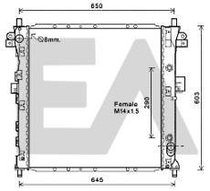 ElectroAuto 31R20028 - RADIADOR->APLICACION ORIGINAL SSANG