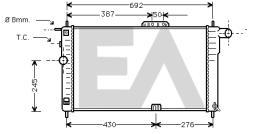 ElectroAuto 31R20033 - RADIADOR->APLICACION ORIGINAL DAEWO