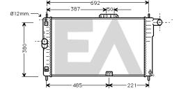 ElectroAuto 31R20035 - RADIADOR->APLICACION ORIGINAL DAEWO