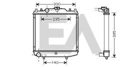 ElectroAuto 31R20043 - RADIADOR->APLICACION ORIGINAL DAEWO