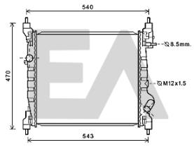 ElectroAuto 31R20058 - RADIADOR->APLICACION ORIGINAL CHEVR