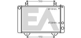 ElectroAuto 31R22021 - RADIADOR->APLICACION ORIGINAL FORD