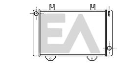 ElectroAuto 31R22039 - RADIADOR->APLICACION ORIGINAL FORD