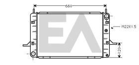 ElectroAuto 31R22040 - RADIADOR->APLICACION ORIGINAL FORD