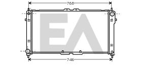 ElectroAuto 31R22051 - RADIADOR->APLICACION ORIGINAL FORD