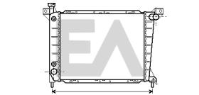 ElectroAuto 31R22067 - RADIADOR->APLICACION ORIGINAL FORD