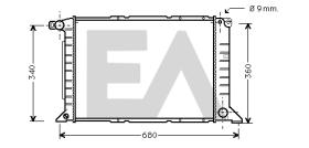 ElectroAuto 31R22072 - RADIADOR->APLICACION ORIGINAL FORD