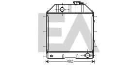 ElectroAuto 31R22088 - RADIADOR->APLICACION ORIGINAL FORD