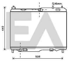 ElectroAuto 31R22092 - RADIADOR->APLICACION ORIGINAL FORD